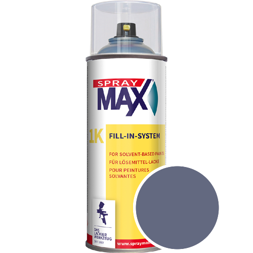 SprayMax Lackspray mit Caparol Seidenmatt-Buntlack - 400ml Spraydose in Wunschfarbe Lackspraydose / Get�nt im Farbton Lavendel 70