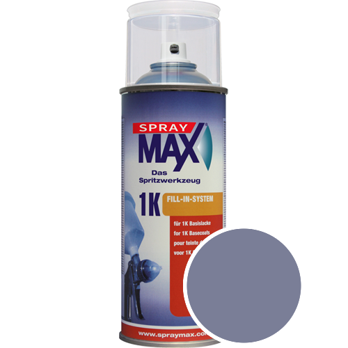 SprayMax Lackspray mit Caparol Seidenmatt-Buntlack - 400ml Spraydose in Wunschfarbe Lackspraydose / Getönt im Farbton Lavendel 75