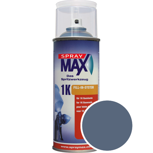 SprayMax Lackspray mit Caparol Seidenmatt-Buntlack - 400ml Spraydose in Wunschfarbe Lackspraydose / Getnt im Farbton Lazur 100