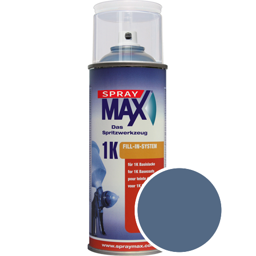 SprayMax Lackspray mit Caparol Seidenmatt-Buntlack - 400ml Spraydose in Wunschfarbe Lackspraydose / Getnt im Farbton Lazur 130