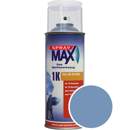 SprayMax Lackspray mit Caparol Seidenmatt-Buntlack - 400ml Spraydose in Wunschfarbe Lackspraydose / Getnt im Farbton Lazur 170