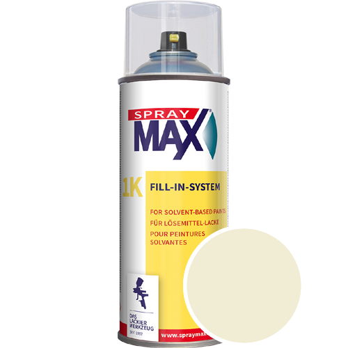 SprayMax Lackspray mit Caparol Seidenmatt-Buntlack - 400ml Spraydose in Wunschfarbe Lackspraydose / Get�nt im Farbton Mai 60