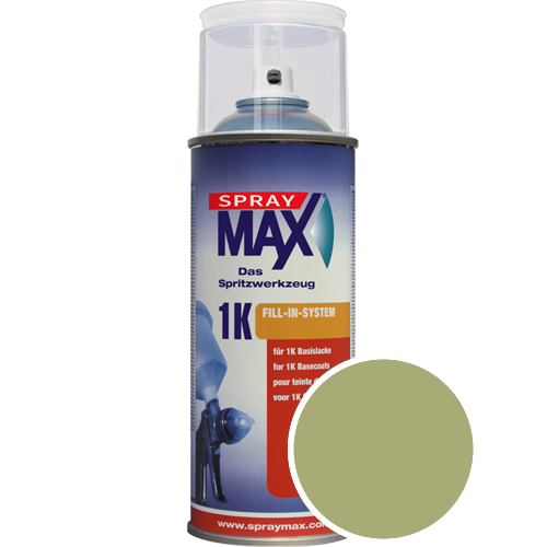 SprayMax Lackspray mit Caparol Seidenmatt-Buntlack - 400ml Spraydose in Wunschfarbe Lackspraydose / Getnt im Farbton Mai 65