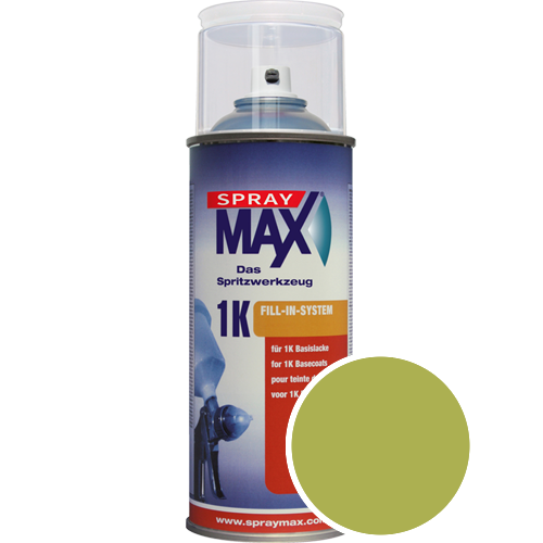 SprayMax Lackspray mit Caparol Seidenmatt-Buntlack - 400ml Spraydose in Wunschfarbe Lackspraydose / Getnt im Farbton Mai 70