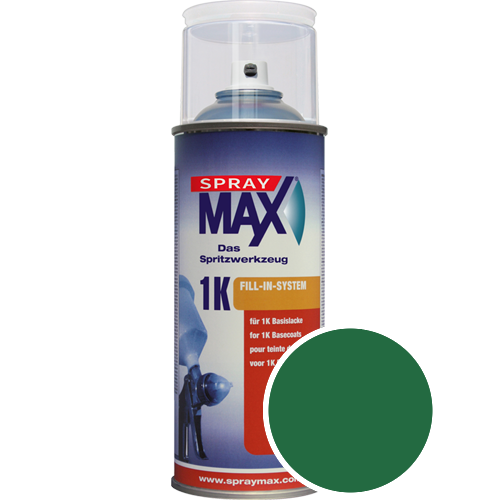SprayMax Lackspray mit Caparol Seidenmatt-Buntlack - 400ml Spraydose in Wunschfarbe Lackspraydose / Getnt im Farbton Malachit 95