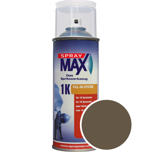 SprayMax Lackspray mit Caparol Seidenmatt-Buntlack - 400ml Spraydose in Wunschfarbe Lackspraydose / Getnt im Farbton Marill 5