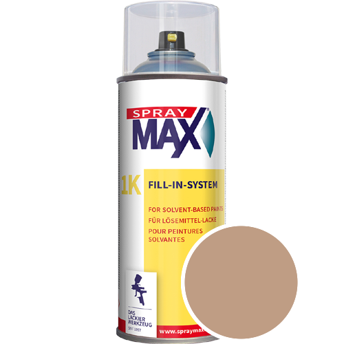 SprayMax Lackspray mit Caparol Seidenmatt-Buntlack - 400ml Spraydose in Wunschfarbe Lackspraydose / Get�nt im Farbton Marone 13