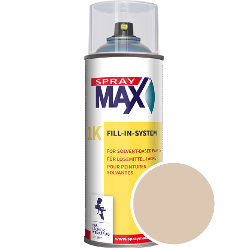 SprayMax Lackspray mit Caparol Seidenmatt-Buntlack - 400ml Spraydose in Wunschfarbe Lackspraydose / Get�nt im Farbton Marone 15