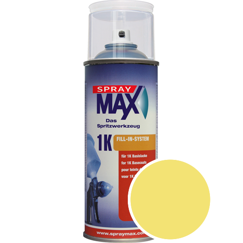 SprayMax Lackspray mit Caparol Seidenmatt-Buntlack - 400ml Spraydose in Wunschfarbe Lackspraydose / Getnt im Farbton Melisse 115