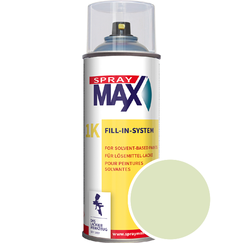 SprayMax Lackspray mit Caparol Seidenmatt-Buntlack - 400ml Spraydose in Wunschfarbe Lackspraydose / Get�nt im Farbton Moos 115