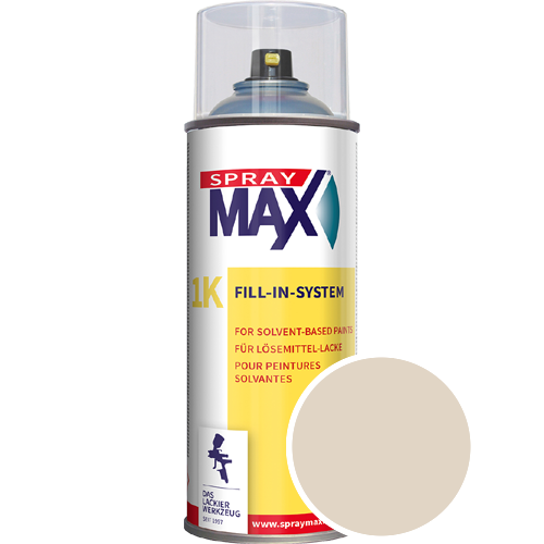 SprayMax Lackspray mit Caparol Seidenmatt-Buntlack - 400ml Spraydose in Wunschfarbe Lackspraydose / Get�nt im Farbton Nutria 16