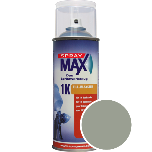 SprayMax Lackspray mit Caparol Seidenmatt-Buntlack - 400ml Spraydose in Wunschfarbe Lackspraydose / Getnt im Farbton Oase 10