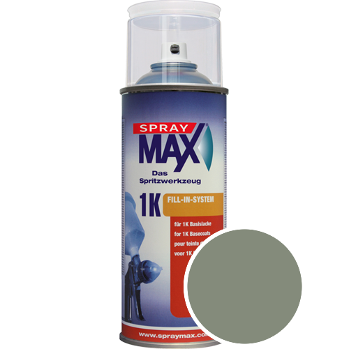 SprayMax Lackspray mit Caparol Seidenmatt-Buntlack - 400ml Spraydose in Wunschfarbe Lackspraydose / Getnt im Farbton Oase 5