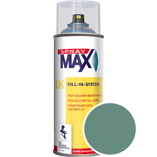 SprayMax Lackspray mit Caparol Seidenmatt-Buntlack - 400ml Spraydose in Wunschfarbe Lackspraydose / Get�nt im Farbton Odenwald 12