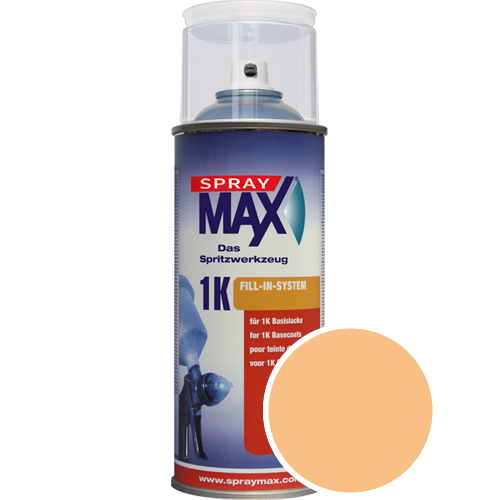 SprayMax Lackspray mit Caparol Seidenmatt-Buntlack - 400ml Spraydose in Wunschfarbe Lackspraydose / Getnt im Farbton Onyx 200