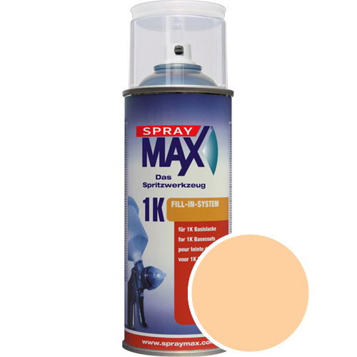 SprayMax Lackspray mit Caparol Seidenmatt-Buntlack - 400ml Spraydose in Wunschfarbe Lackspraydose / Getnt im Farbton Onyx 205