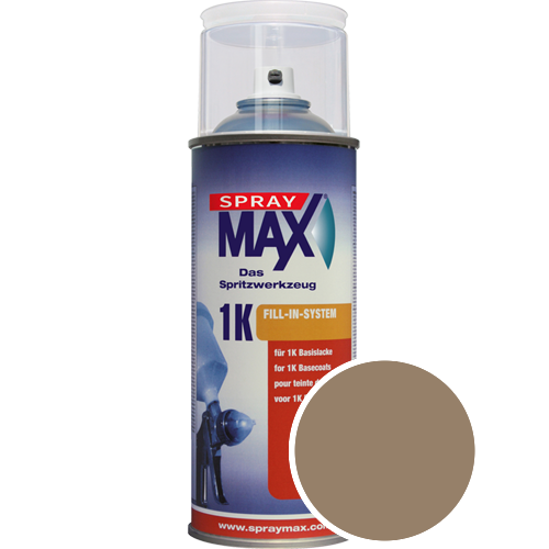 SprayMax Lackspray mit Caparol Seidenmatt-Buntlack - 400ml Spraydose in Wunschfarbe Lackspraydose / Getnt im Farbton Onyx 95