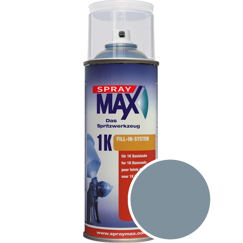 SprayMax Lackspray mit Caparol Seidenmatt-Buntlack - 400ml Spraydose in Wunschfarbe Lackspraydose / Getnt im Farbton Pacific 110