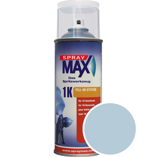 SprayMax Lackspray mit Caparol Seidenmatt-Buntlack - 400ml Spraydose in Wunschfarbe Lackspraydose / Getnt im Farbton Pacific 115