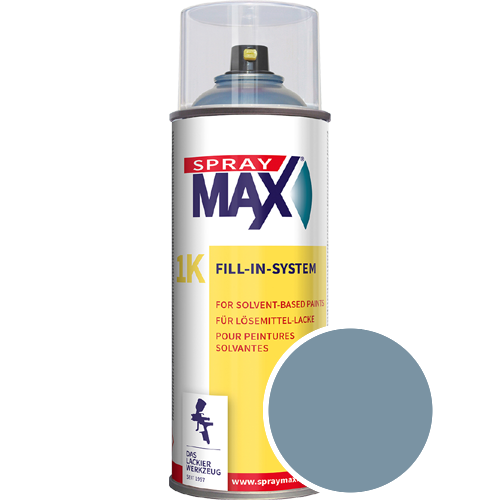 SprayMax Lackspray mit Caparol Seidenmatt-Buntlack - 400ml Spraydose in Wunschfarbe Lackspraydose / Get�nt im Farbton Pacific 140