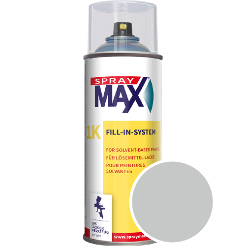 SprayMax Lackspray mit Caparol Seidenmatt-Buntlack - 400ml Spraydose in Wunschfarbe Lackspraydose / Get�nt im Farbton Pacific 25