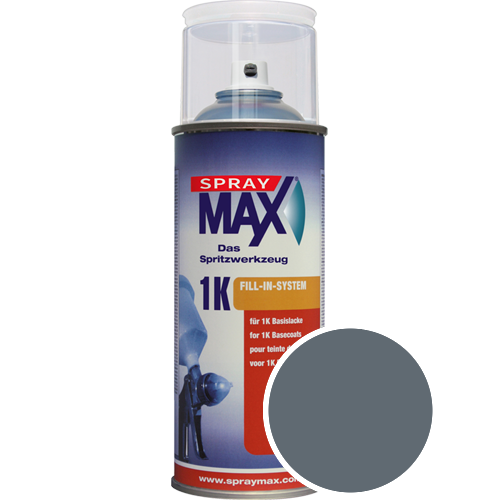 SprayMax Lackspray mit Caparol Seidenmatt-Buntlack - 400ml Spraydose in Wunschfarbe Lackspraydose / Getnt im Farbton Pacific 40