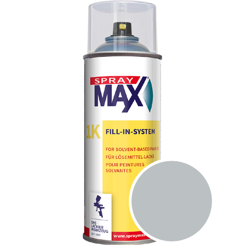 SprayMax Lackspray mit Caparol Seidenmatt-Buntlack - 400ml Spraydose in Wunschfarbe Lackspraydose / Get�nt im Farbton Pacific 50
