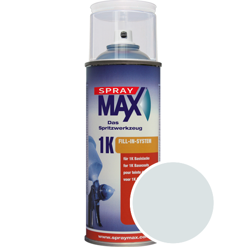 SprayMax Lackspray mit Caparol Seidenmatt-Buntlack - 400ml Spraydose in Wunschfarbe Lackspraydose / Getnt im Farbton Pacific 85