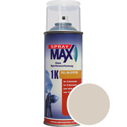 SprayMax Lackspray mit Caparol Seidenmatt-Buntlack - 400ml Spraydose in Wunschfarbe Lackspraydose / Getönt im Farbton Palazzo 115