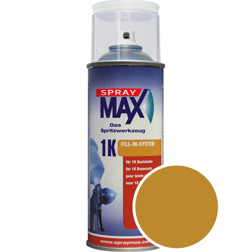 SprayMax Lackspray mit Caparol Seidenmatt-Buntlack - 400ml Spraydose in Wunschfarbe Lackspraydose / Getnt im Farbton Palazzo 335