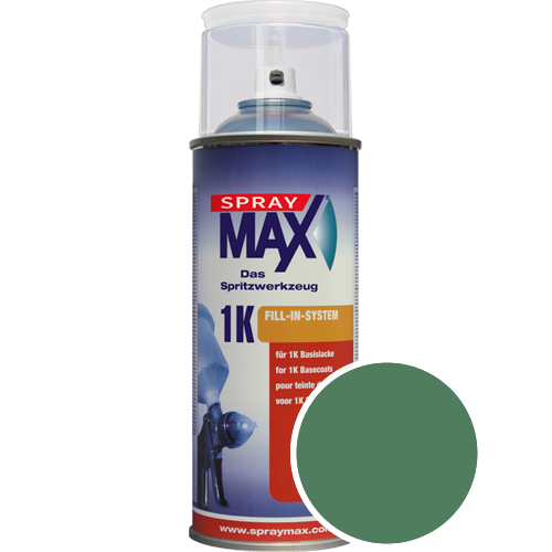 SprayMax Lackspray mit Caparol Seidenmatt-Buntlack - 400ml Spraydose in Wunschfarbe Lackspraydose / Getnt im Farbton Palm 55