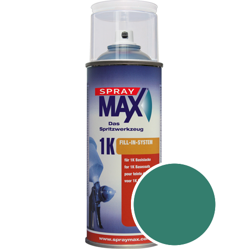 SprayMax Lackspray mit Caparol Seidenmatt-Buntlack - 400ml Spraydose in Wunschfarbe Lackspraydose / Getönt im Farbton Patina 100