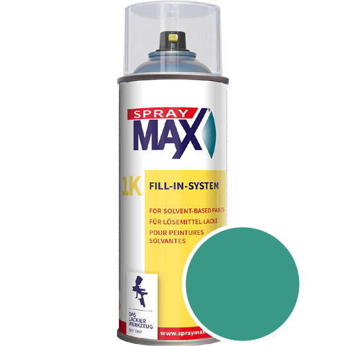SprayMax Lackspray mit Caparol Seidenmatt-Buntlack - 400ml Spraydose in Wunschfarbe Lackspraydose / Get�nt im Farbton Patina 105