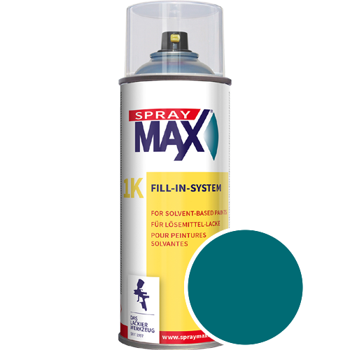 SprayMax Lackspray mit Caparol Seidenmatt-Buntlack - 400ml Spraydose in Wunschfarbe Lackspraydose / Get�nt im Farbton Peru 30