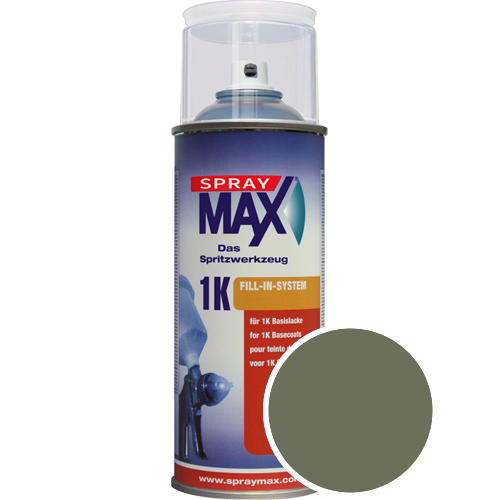 SprayMax Lackspray mit Caparol Seidenmatt-Buntlack - 400ml Spraydose in Wunschfarbe Lackspraydose / Getnt im Farbton Pinie 10
