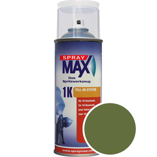 SprayMax Lackspray mit Caparol Seidenmatt-Buntlack - 400ml Spraydose in Wunschfarbe Lackspraydose / Getnt im Farbton Pinie 35