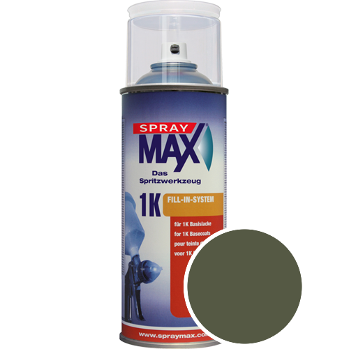 SprayMax Lackspray mit Caparol Seidenmatt-Buntlack - 400ml Spraydose in Wunschfarbe Lackspraydose / Getnt im Farbton Pinie 5