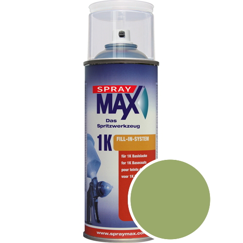 SprayMax Lackspray mit Caparol Seidenmatt-Buntlack - 400ml Spraydose in Wunschfarbe Lackspraydose / Getnt im Farbton Pinie 75