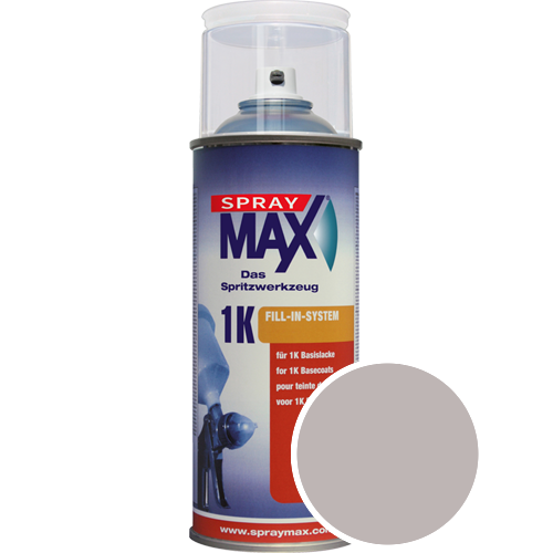 SprayMax Lackspray mit Caparol Seidenmatt-Buntlack - 400ml Spraydose in Wunschfarbe Lackspraydose / Getnt im Farbton Quarz 15