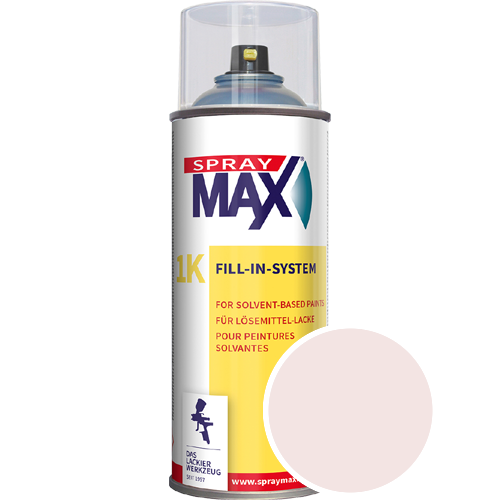 SprayMax Lackspray mit Caparol Seidenmatt-Buntlack - 400ml Spraydose in Wunschfarbe Lackspraydose / Get�nt im Farbton Rose 60