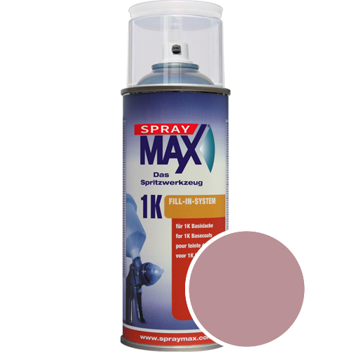 SprayMax Lackspray mit Caparol Seidenmatt-Buntlack - 400ml Spraydose in Wunschfarbe Lackspraydose / Getnt im Farbton Rose 80