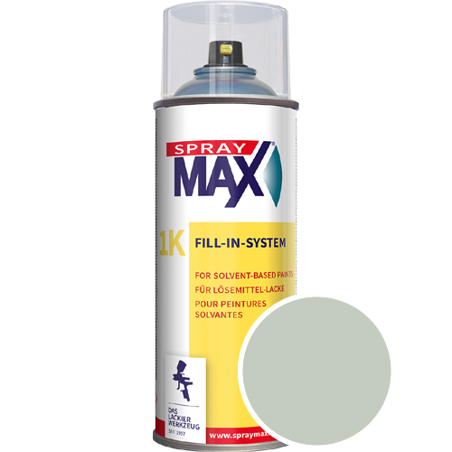 SprayMax Lackspray mit Caparol Seidenmatt-Buntlack - 400ml Spraydose in Wunschfarbe Lackspraydose / Get�nt im Farbton Salbei 14