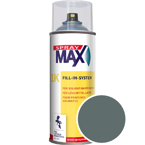 SprayMax Lackspray mit Caparol Seidenmatt-Buntlack - 400ml Spraydose in Wunschfarbe Lackspraydose / Get�nt im Farbton Tibet 0