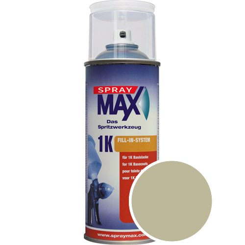 SprayMax Lackspray mit Caparol Seidenmatt-Buntlack - 400ml Spraydose in Wunschfarbe Lackspraydose / Getnt im Farbton Tundra 40