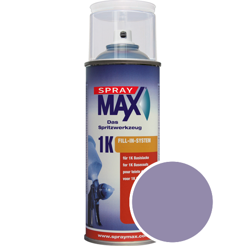 SprayMax Lackspray mit Caparol Seidenmatt-Buntlack - 400ml Spraydose in Wunschfarbe Lackspraydose / Getönt im Farbton Velvet 105