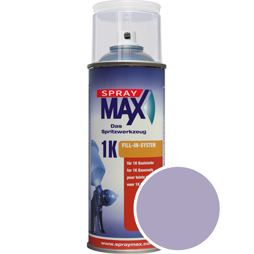 SprayMax Lackspray mit Caparol Seidenmatt-Buntlack - 400ml Spraydose in Wunschfarbe Lackspraydose / Getnt im Farbton Velvet 110