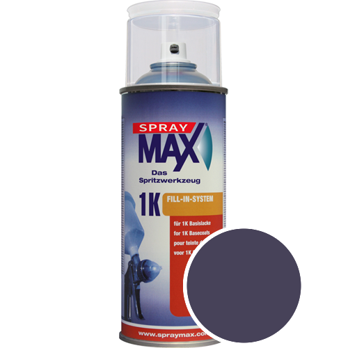 SprayMax Lackspray mit Caparol Seidenmatt-Buntlack - 400ml Spraydose in Wunschfarbe Lackspraydose / Getnt im Farbton Velvet 35