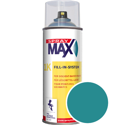 SprayMax Lackspray mit Caparol Seidenmatt-Buntlack - 400ml Spraydose in Wunschfarbe Lackspraydose / Get�nt im Farbton Verona 135