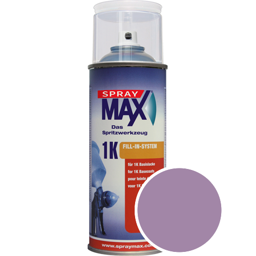 SprayMax Lackspray mit Caparol Seidenmatt-Buntlack - 400ml Spraydose in Wunschfarbe Lackspraydose / Getnt im Farbton Viola 115