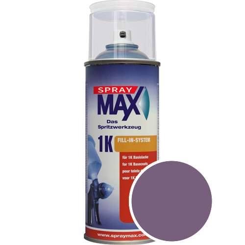 SprayMax Lackspray mit Caparol Seidenmatt-Buntlack - 400ml Spraydose in Wunschfarbe Lackspraydose / Getnt im Farbton Viola 70